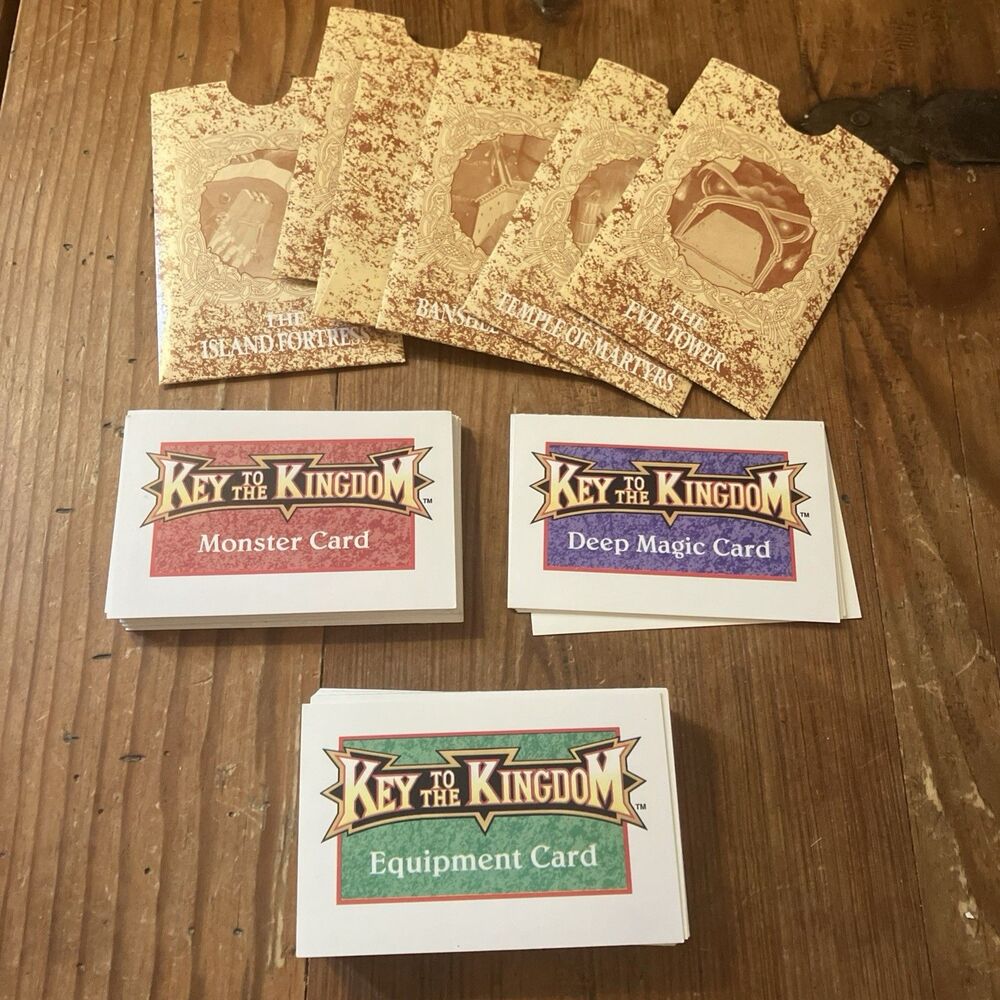 Key to The Kingdom Board Game 1992 REPLACEMENT SET 90 Cards Original